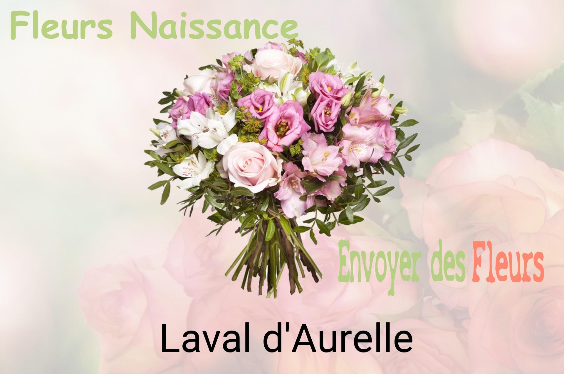 Bouquet de fleurs de naissance livré à Laval-d'Aurelle